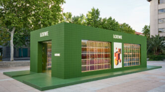 Pop up Store de Loewe en la calle Serrano de Madrid