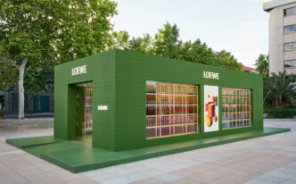 Pop up Store de Loewe en la calle Serrano de Madrid