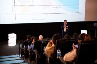 Salvatore Cóspito durante su intervención en el Retail Media Up: claves para los CMOs
