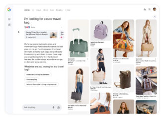 Usuario usando el Google Ai Mode para comprar