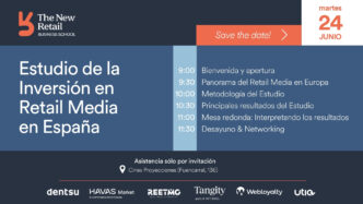 Cartel Save the Date para la presentación del Estudio de la Inversión en Retail Media en España