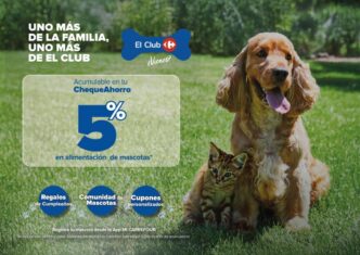 Carrefour ha creado El Club de Mascotas, el primer programa de fidelización de animales del sector de la distribución en España. CARREFOUR