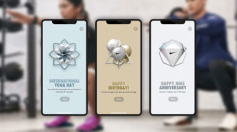 Imágenes de la Nike Training App. NIKE