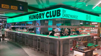 Hungry Club, de Dabiz Muñoz, en el aeropuerto de Madrid.
