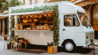 Foodtruck decorada con encanto