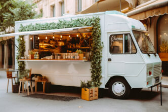 Foodtruck decorada con encanto